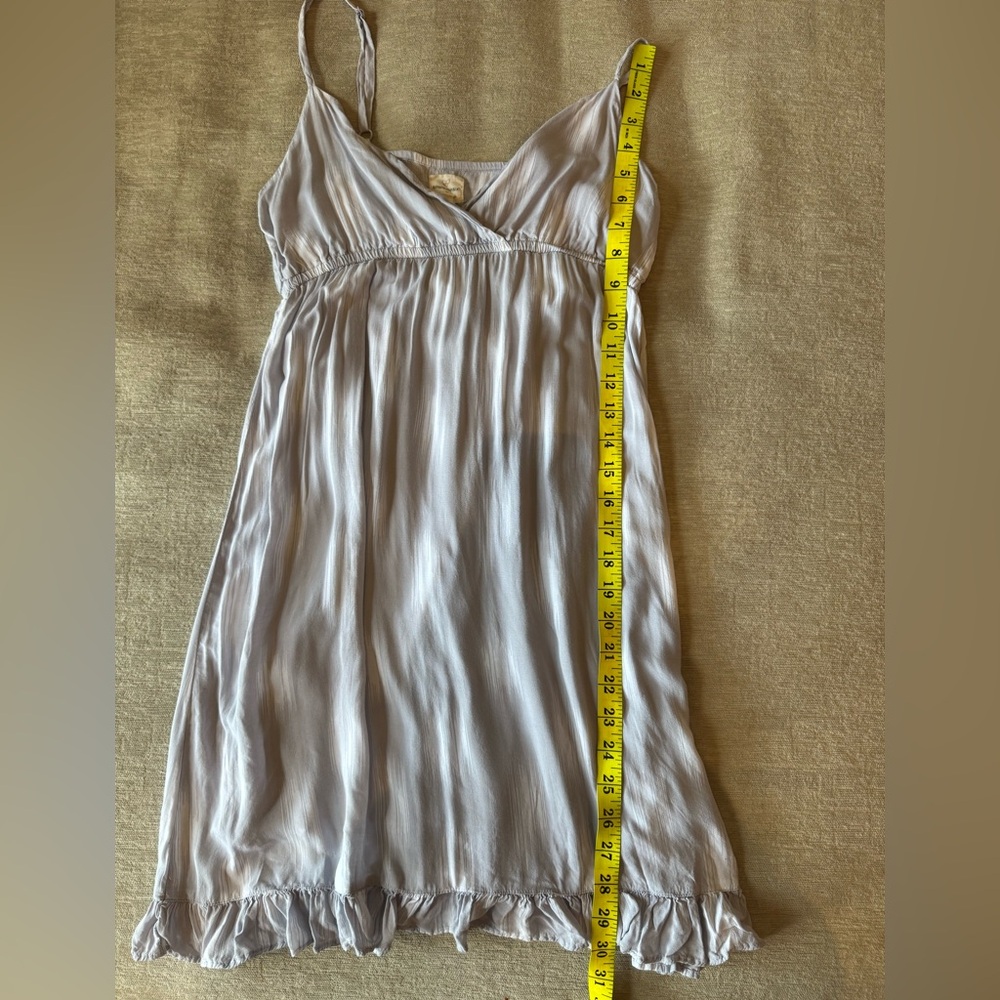 Banana Republic Women’s S Gray Ruffle Mini Dress - Picture 8 of 8